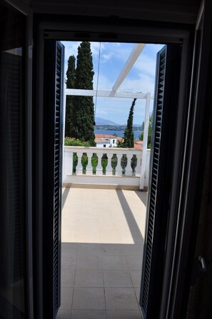 Villa, 5 Bedrooms, Partial Sea View | View from room - Villa Kyma (Spetses)