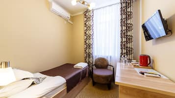 Standard Single Room, 1 Twin Bed, Non Smoking | 1 bedroom, premium bedding, desk