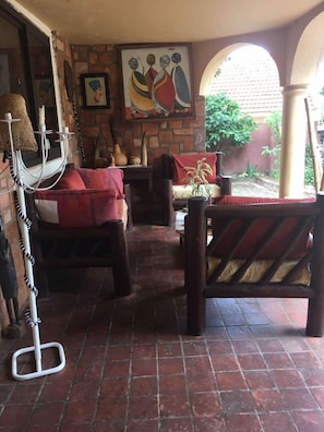 Lobby sitting area