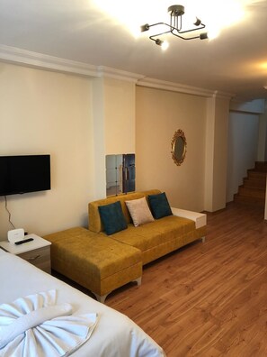 Apartment, 1 Schlafzimmer, Nichtraucher | 1 Schlafzimmer, kostenlose Babybetten, kostenloses WLAN, Bettwäsche