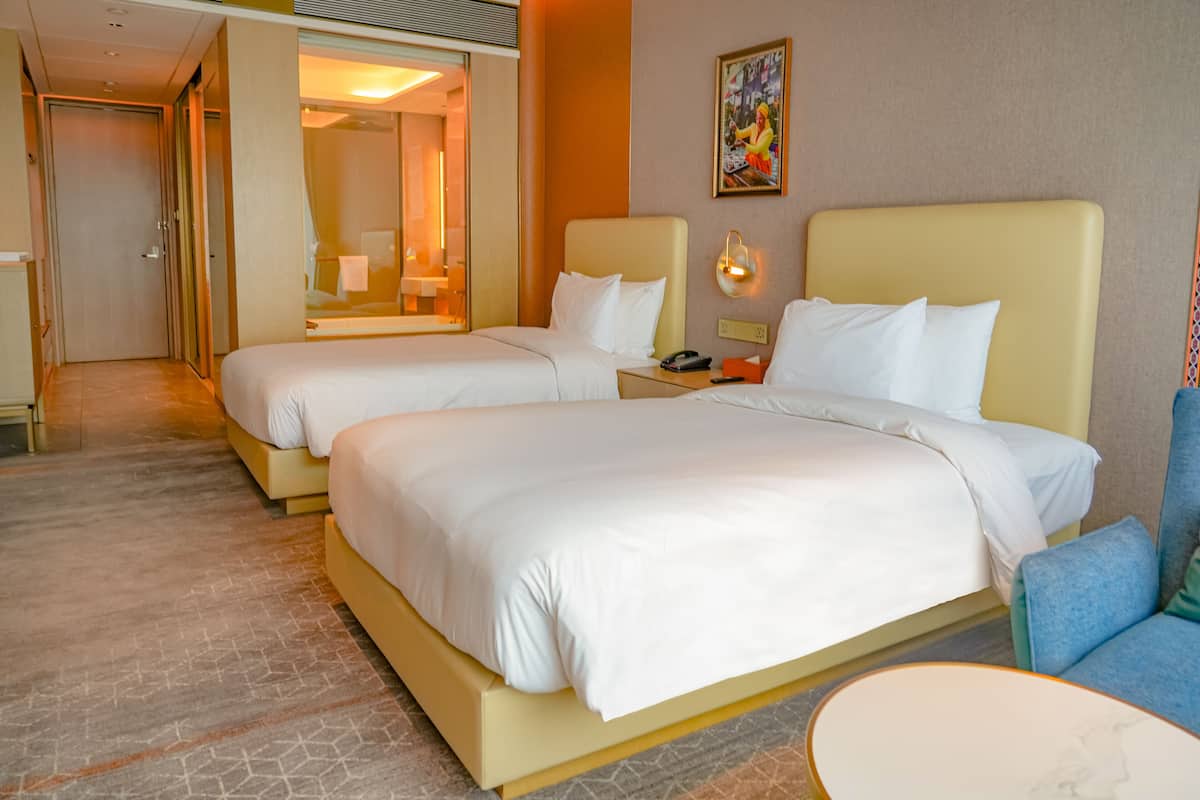 Apartment, 2 Bedrooms | Minibar, in-room safe, desk, laptop workspace