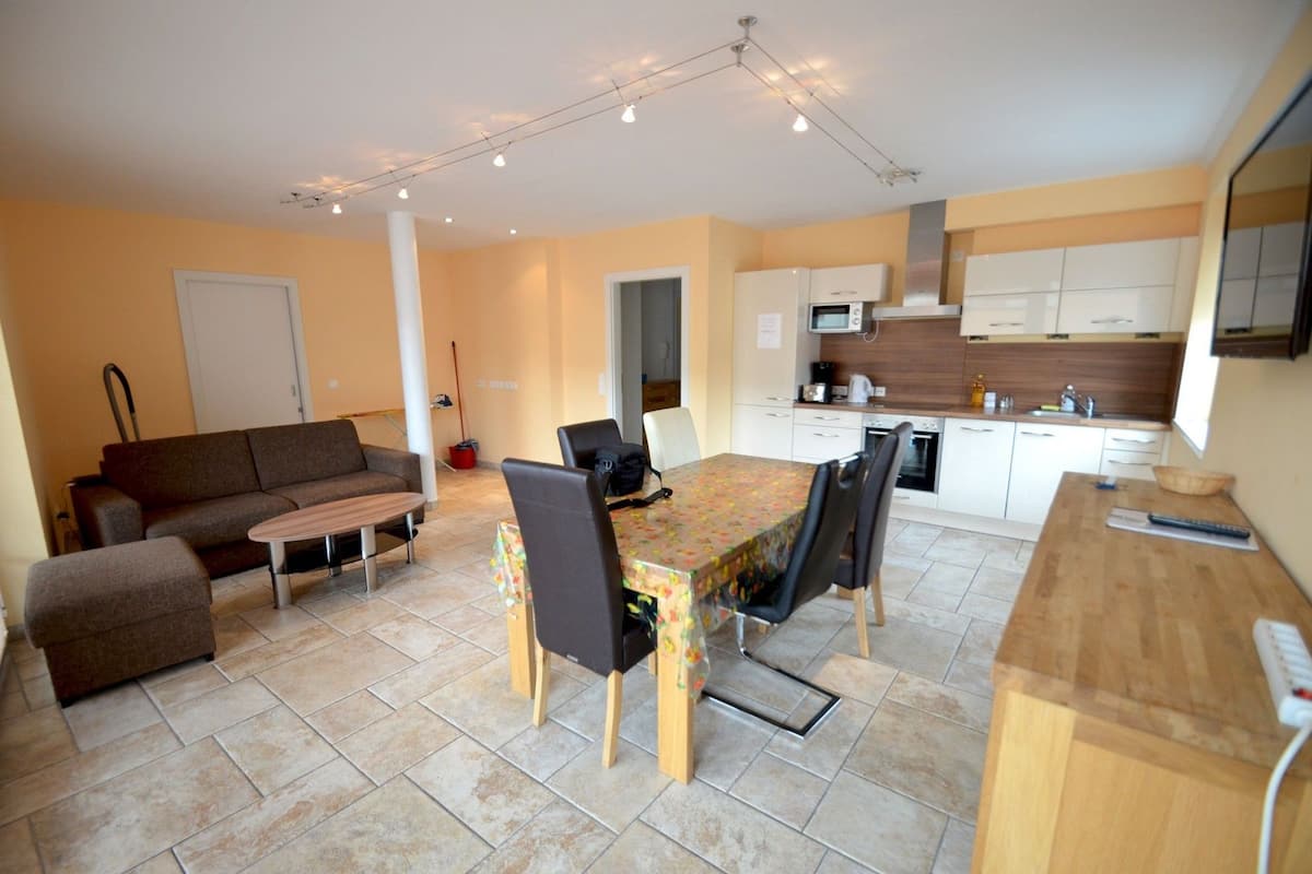 Apartment (Penthouse A  Zell am See) | Living room | Flat-screen TV, DVD player