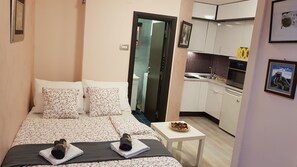 Studio | Iron/ironing board, free WiFi, bed sheets - Belgrade EYE Apartment (Belgrade)