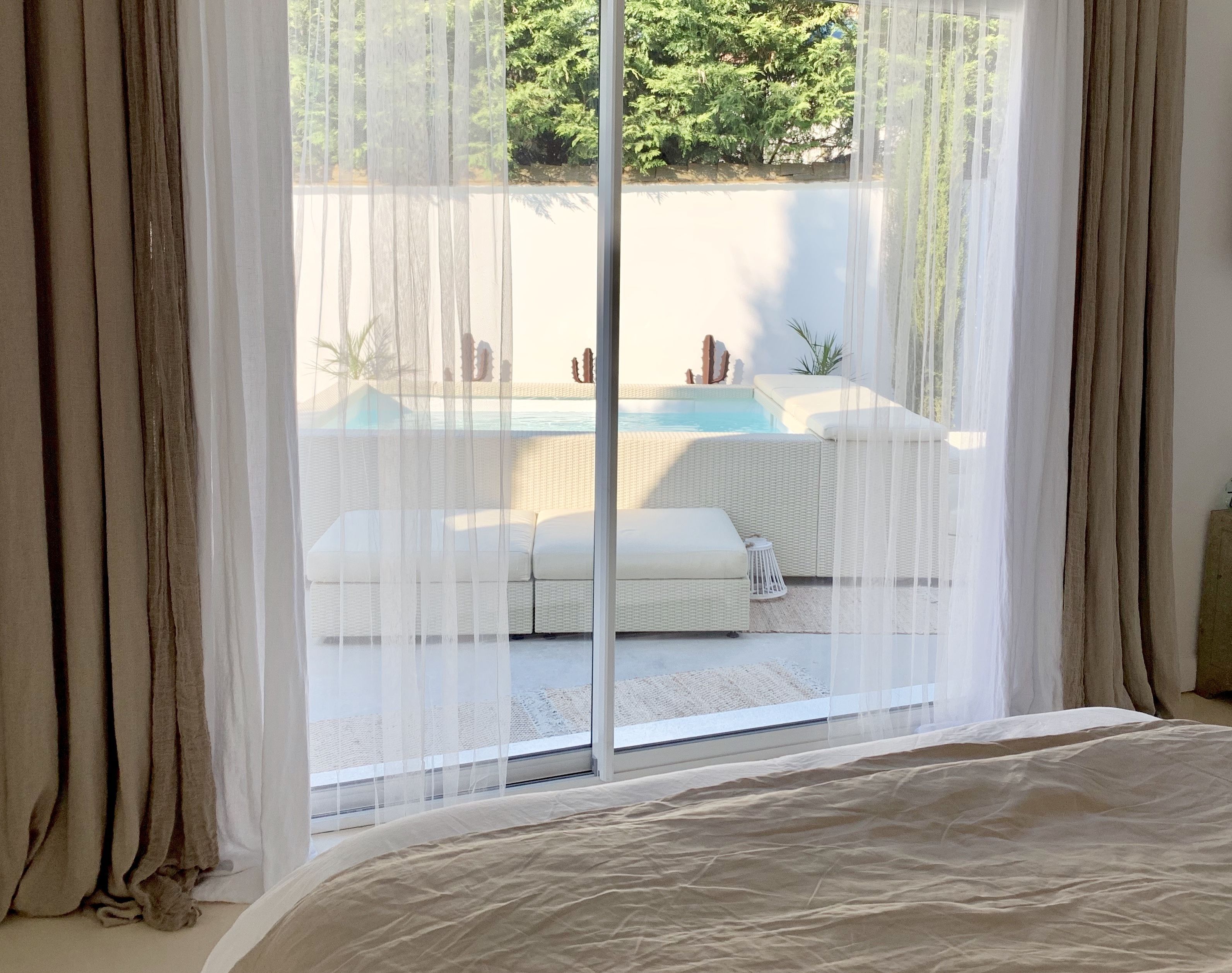 Uitzicht vanuit accommodatie