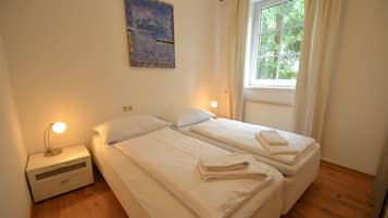 Iron/ironing board, cots/infant beds, free WiFi, bed sheets