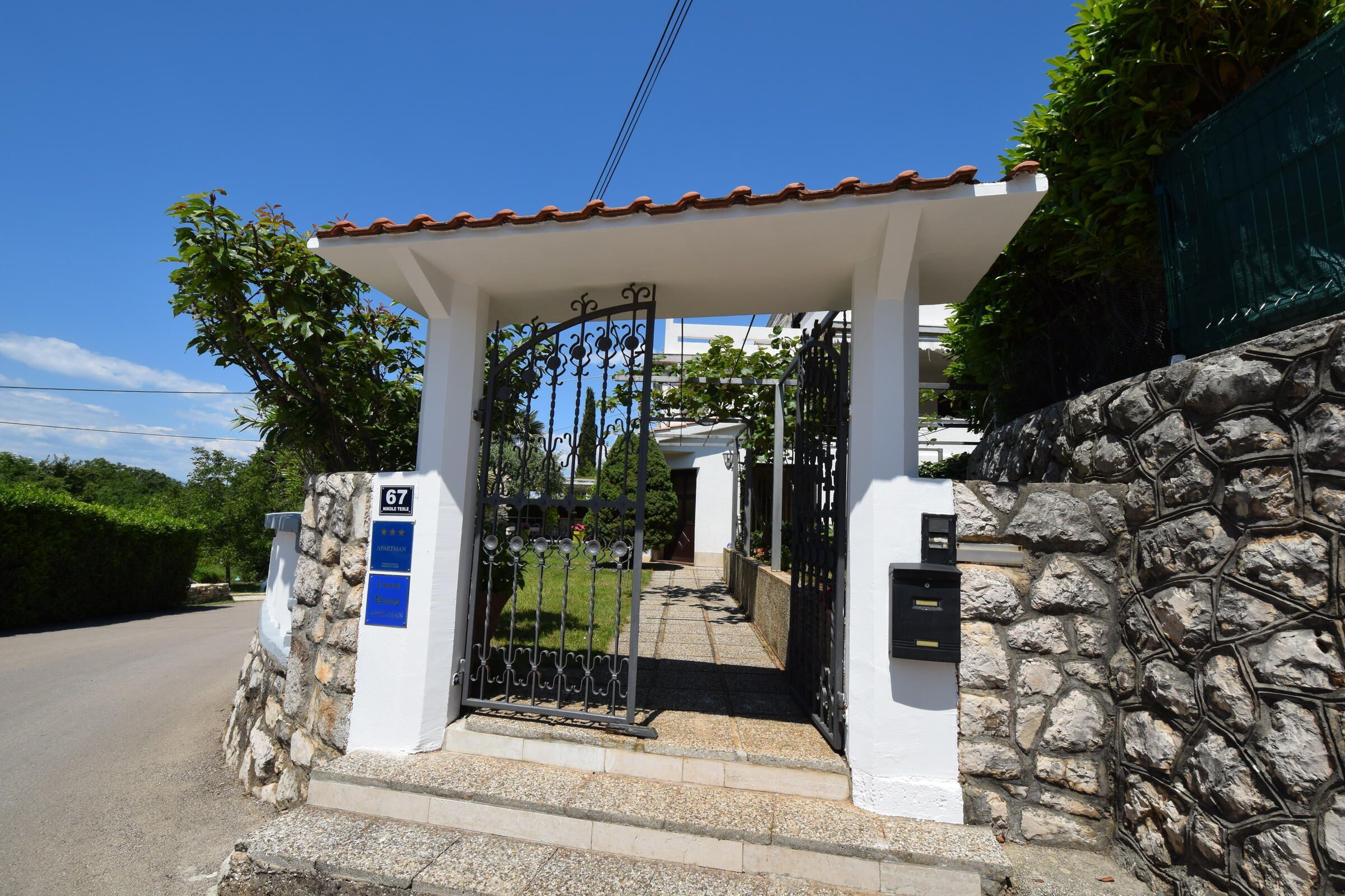 Façade de l’hébergement