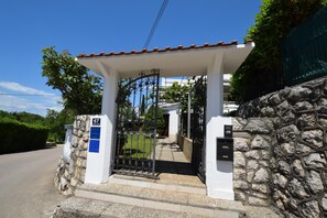 Façade de l’hébergement