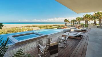 Villa, 6 Schlafzimmer, Strandnähe | Terrasse/Patio