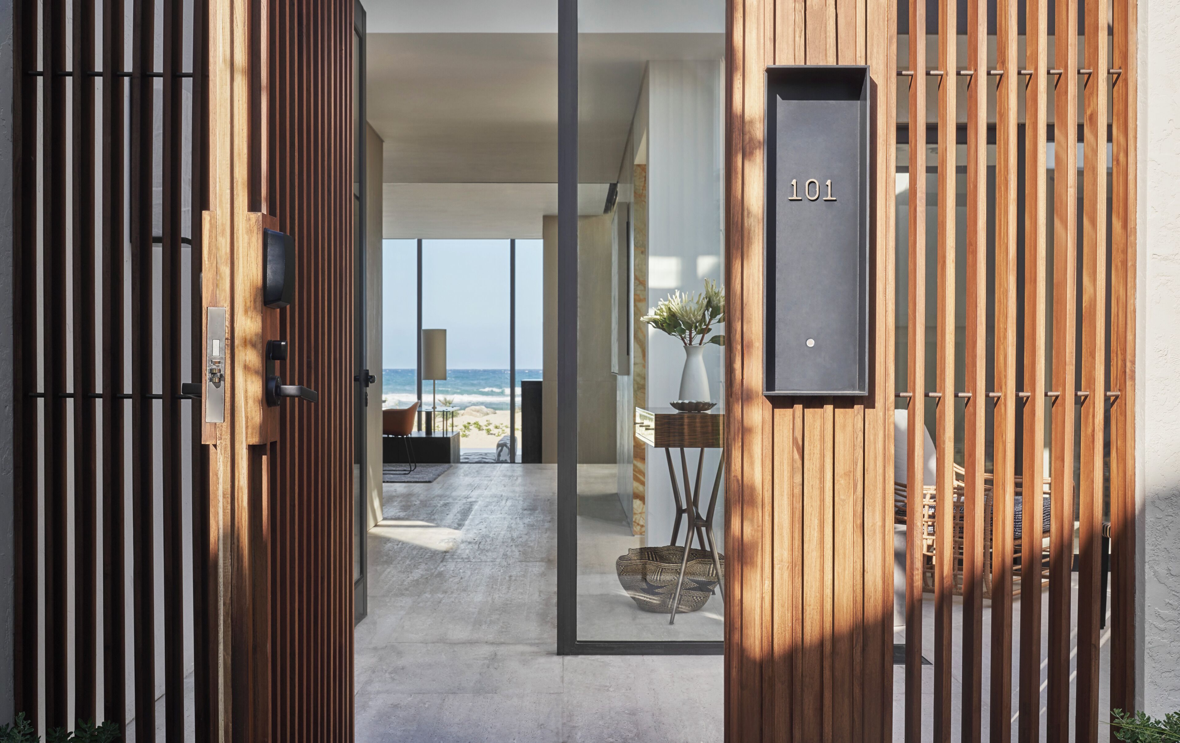 presidential villa, 3 bedrooms, beachfront | living area | 50-inch lcd tv with digital channels, tv, pay films