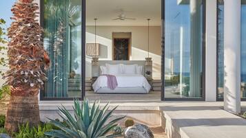 Villa, 6 habitaciones, para no fumadores, vista al océano | Ropa de cama de alta calidad, edredón, camas con pillow-top y minibar