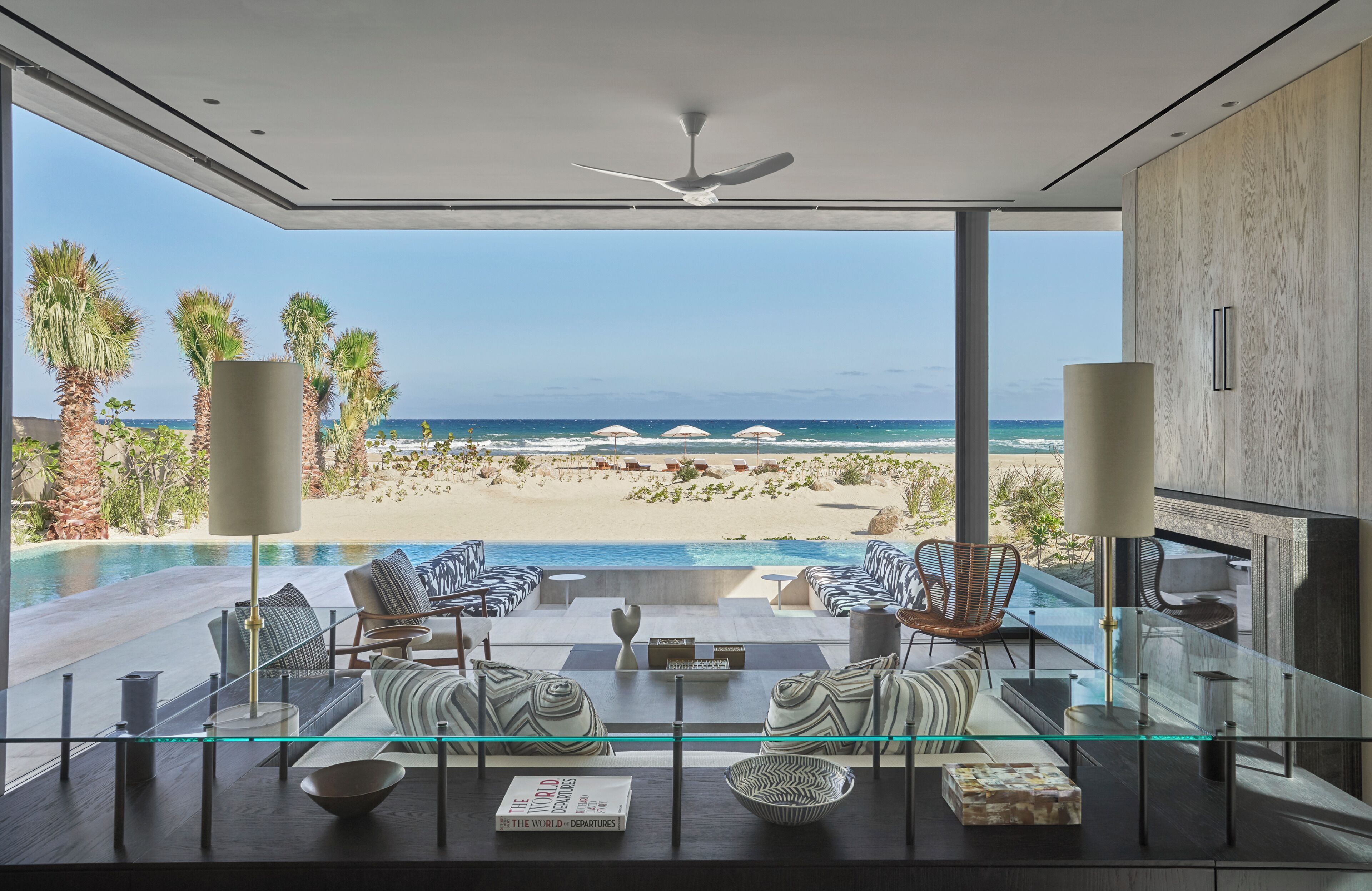 Presidentiële villa, 3 slaapkamers, aan het strand | Uitzicht vanuit de kamer