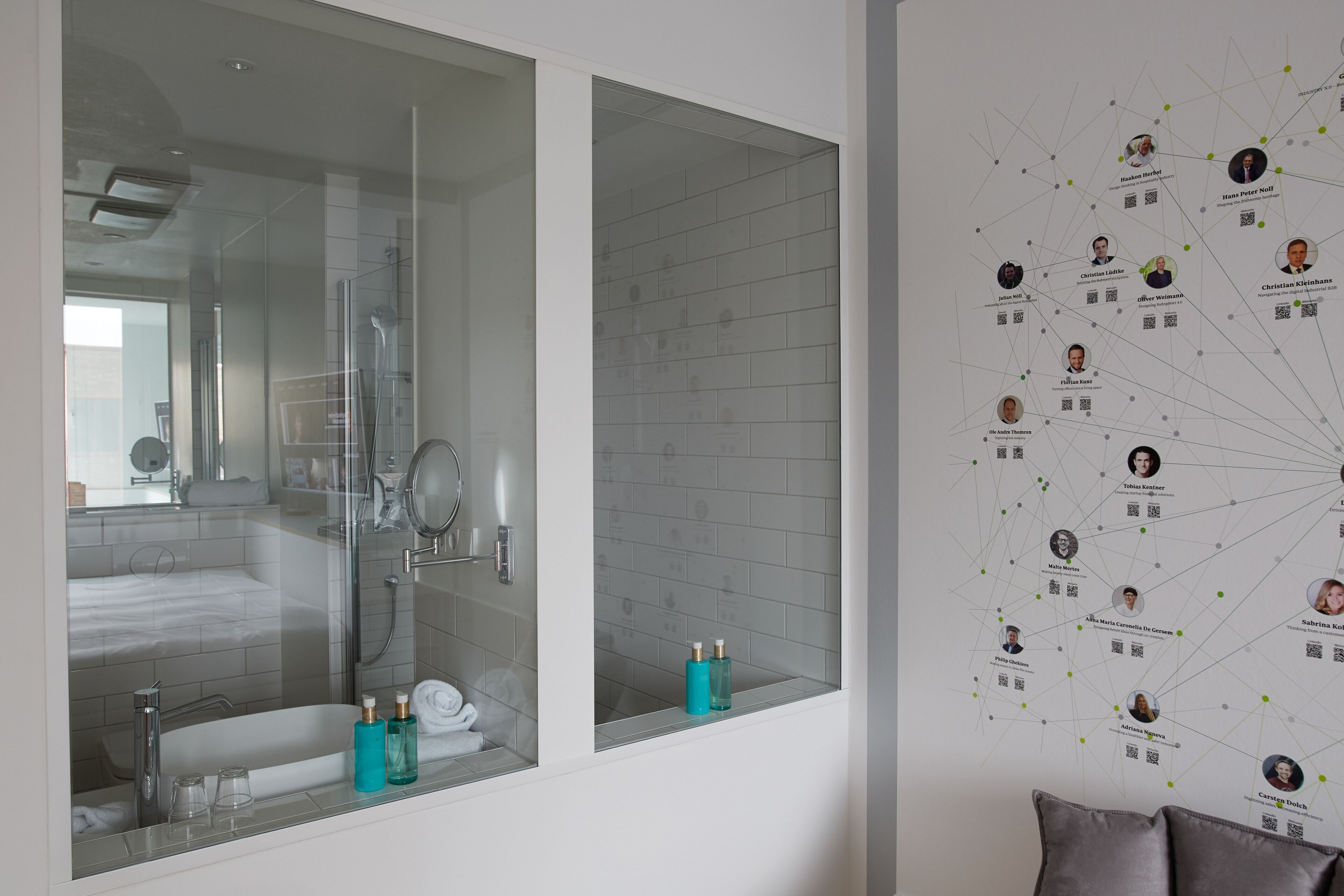 premium room | bathroom | hair dryer, towels, soap, shampoo