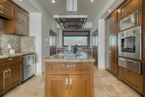 Deluxe Penthouse, 1 Bedroom, Sea View | Private kitchen