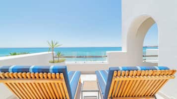 Penthouse Deluxe, 1 habitación, vista al mar | Balcón