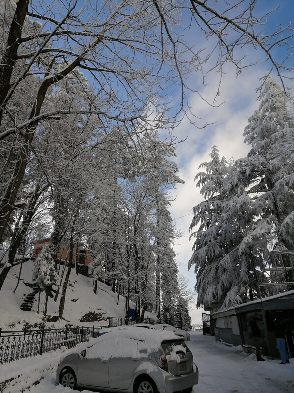Façade de l’hébergement