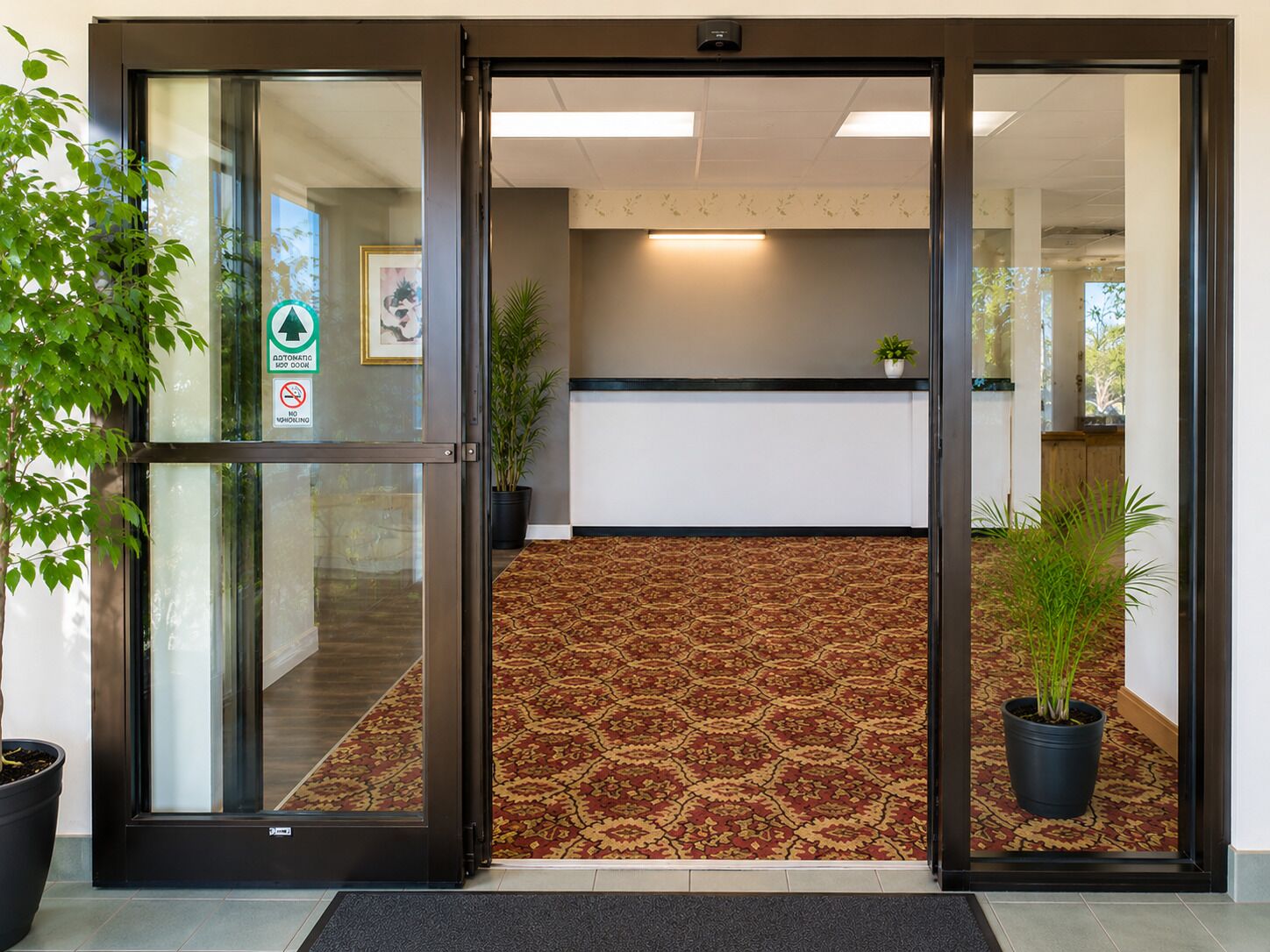 Interior entrance