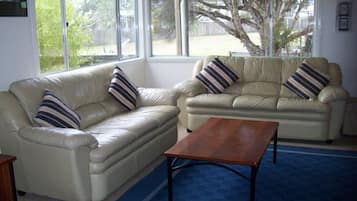 TV, fireplace, DVD player, stereo