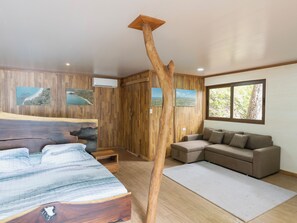 Triple Room, 1 King Bed with Sofa bed, Balcony, Ocean View | Free WiFi, bed sheets -  Los Vivos Beachfront Experience (Paquera)