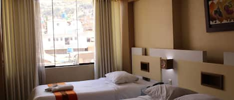 Standard Twin Room, Non Smoking | In-room safe, desk, free WiFi