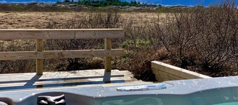 Warm Cottage for 10 with Guest House and HotTub close to Snæfellsjökull Glacier