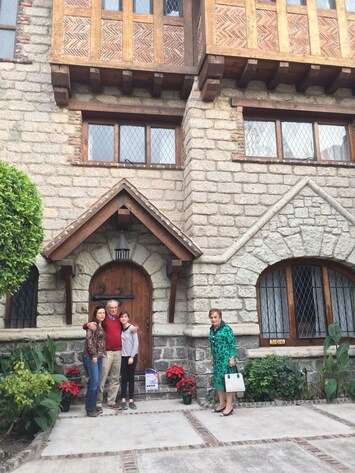 Front of house with private parking