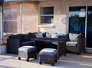 Backporch seating area