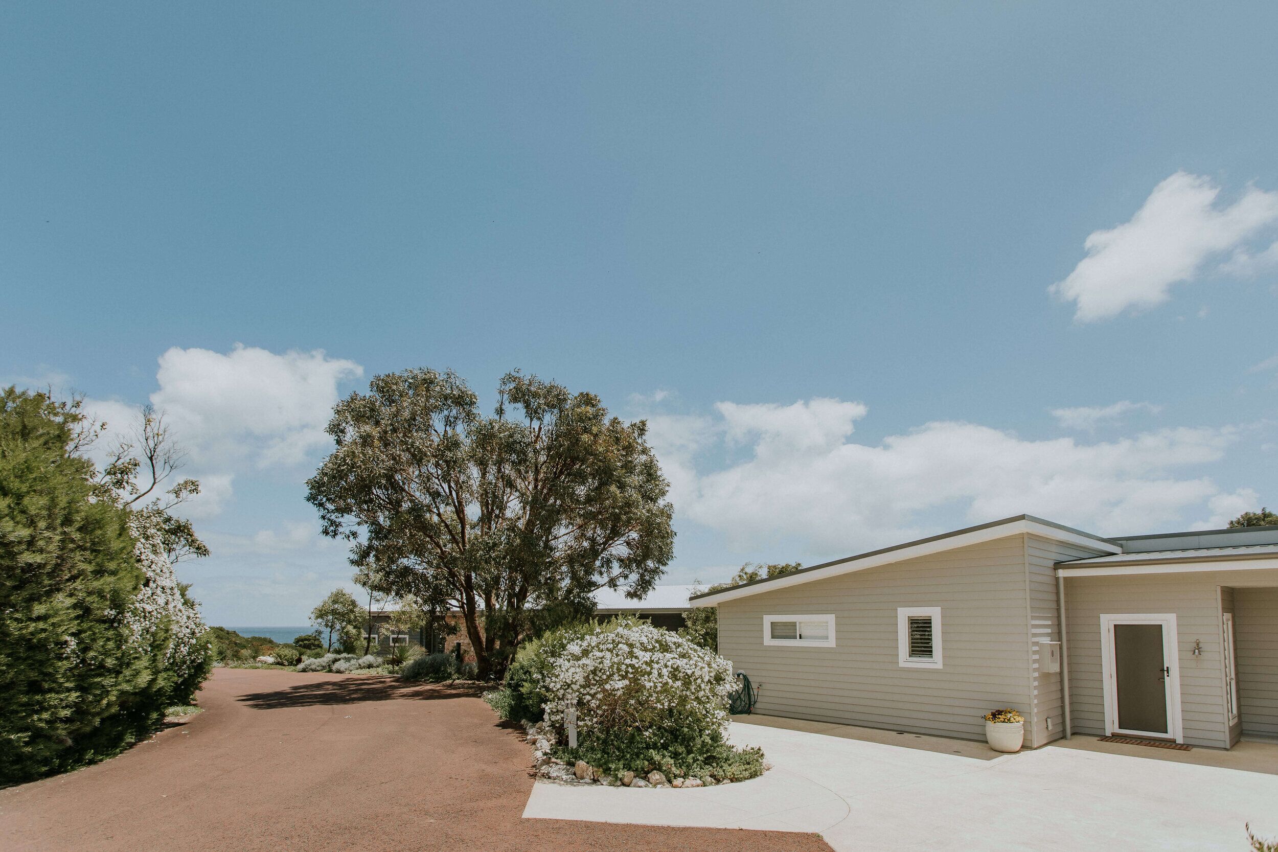 Front of Cliff Beach House 