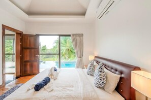2 bedrooms, iron/ironing board, WiFi, bed sheets - 2 Bedroom Pool Villa Nature SDV004 By Samui Dream Villas (Mae Nam)