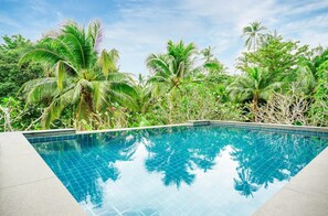 Outdoor pool, sun loungers - 2 Bedroom Pool Villa Nature SDV004 By Samui Dream Villas (Mae Nam)