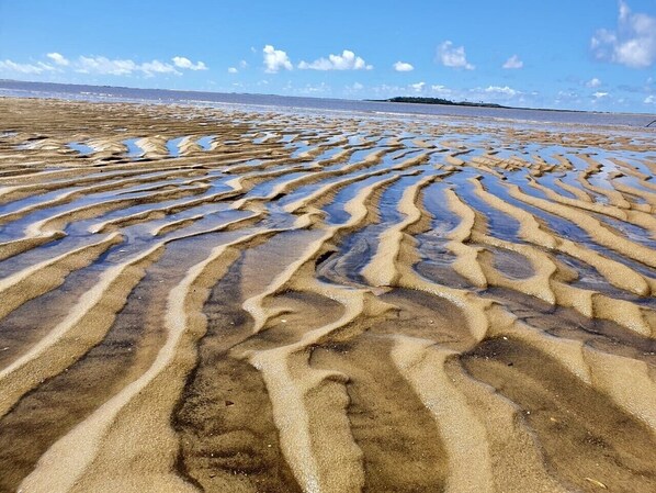 Am Strand, Strandtücher