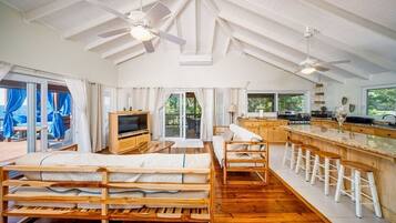 Una televisión, libros