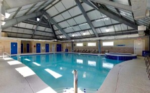 Indoor pool, outdoor pool