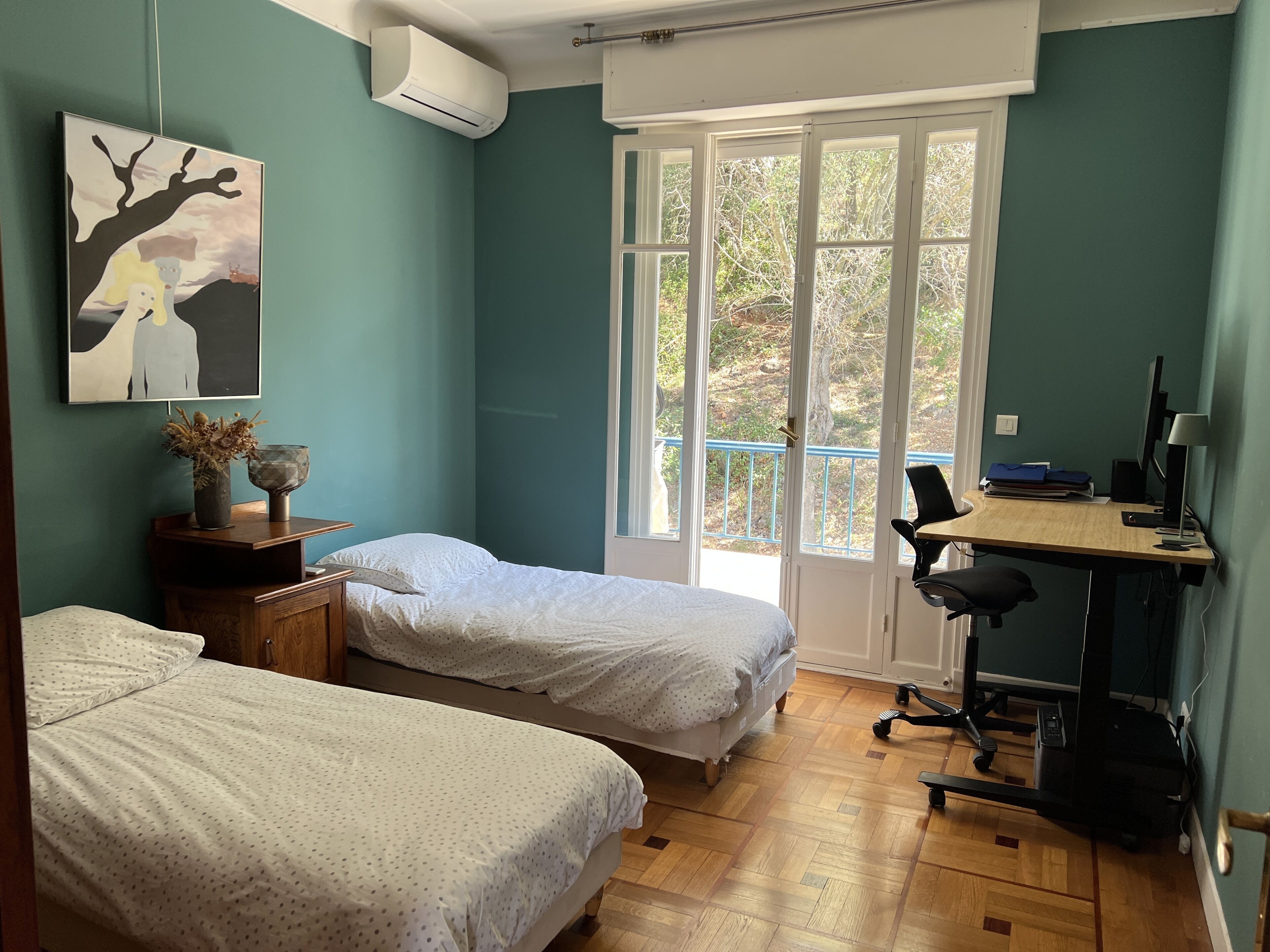 2 chambres, bureau, fer et planche à repasser, Wi-Fi gratuit