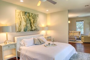 3 soverom, skrivebord, strykejern/-brett og wi-fi