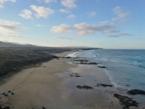 Accommodatie ligt op het strand