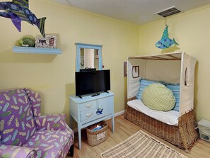 TV connectée, cheminée