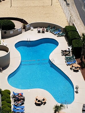 Indoor pool, outdoor pool