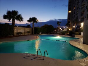 Indoor pool, outdoor pool
