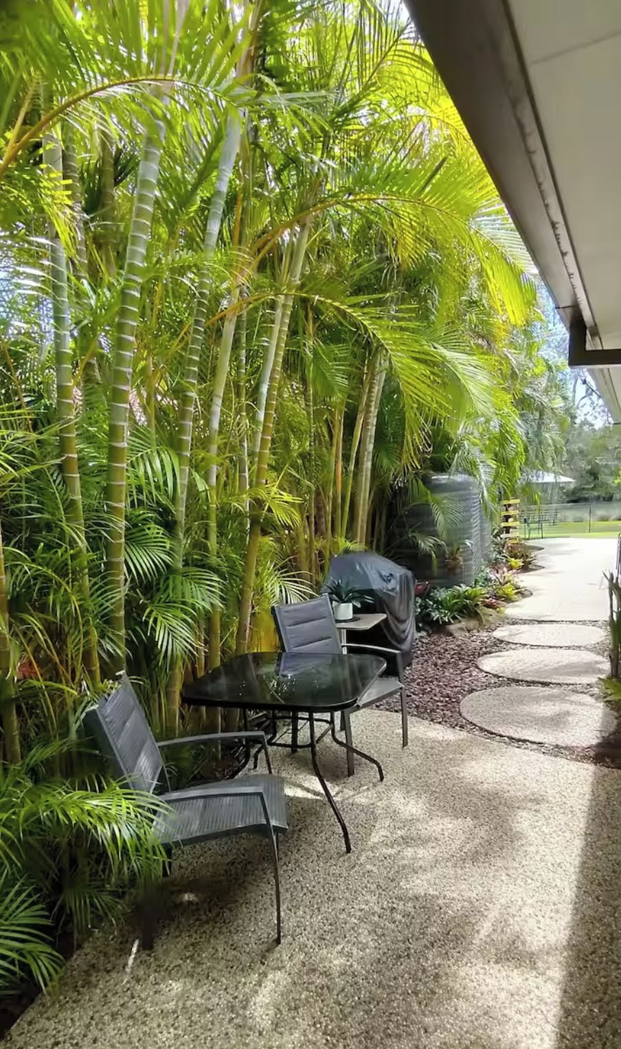 Your water view from the outside dining and barbecue area. 