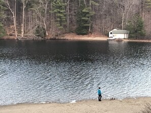 Sun-loungers, beach towels
