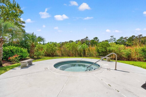 Soak your worries away in your private hot tub, surrounded by lush tropical landscaping and endless blue skies. - Luxurious Ocean Views with Second Row Pricing! (Myrtle Beach)