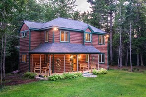 Exterior - Unique Nature Inspired Home in Woods next to Lake (Mt Desert)
