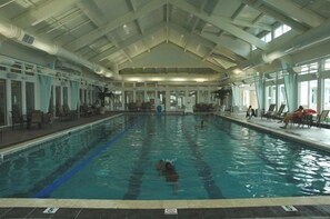 Indoor pool, outdoor pool