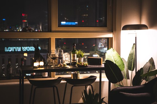 [Rest in the Bar]Rooftop Skylounge, Grand OPEN  5min Lotte World, 10min JamsilST