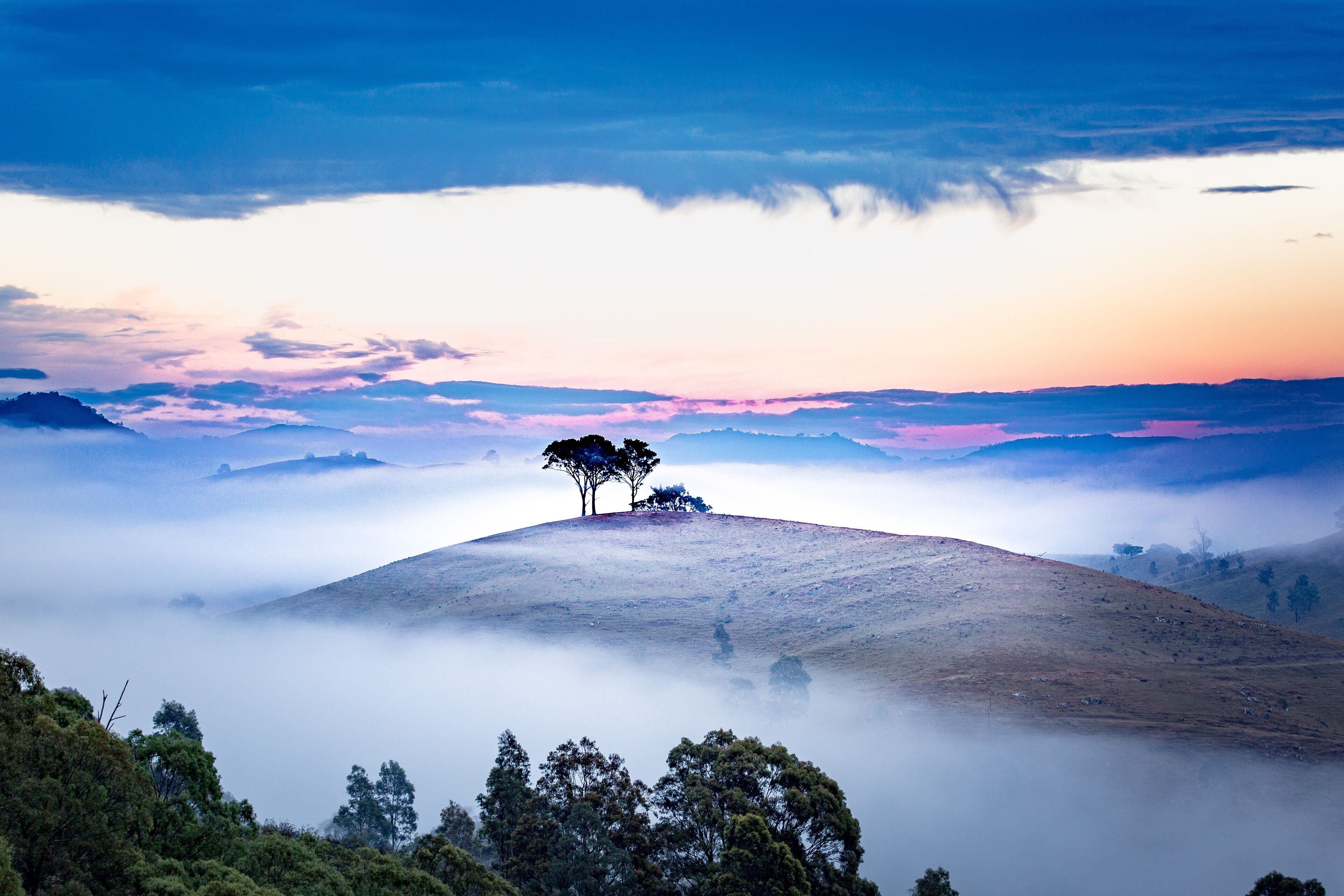 Early morning from Panorama Point on Mt Tyraman