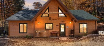 Real Wood Cabin-Pvt HotTub-Free Attraction Tickets-Near Big Cedar & Thunder Ridge-Games