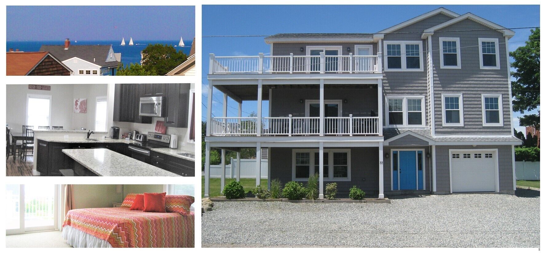 Family Fun, Ocean Views, stroll to Beach, Shops & Restaurants, Full Central A/C.