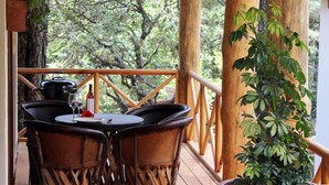 Terrace/patio - Cabañas La Vid Del Bosque (Tapalpa)