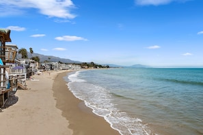 On the beach