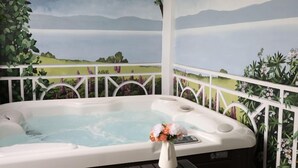 Private spa tub - Wellness und Spa Hotel Ziegelruh (Babenhausen)